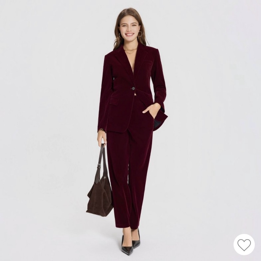 A New Day Velvet Blazer & Trousers